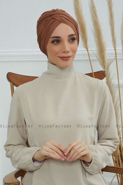 Fiona - Caramel Baumwolle Turban