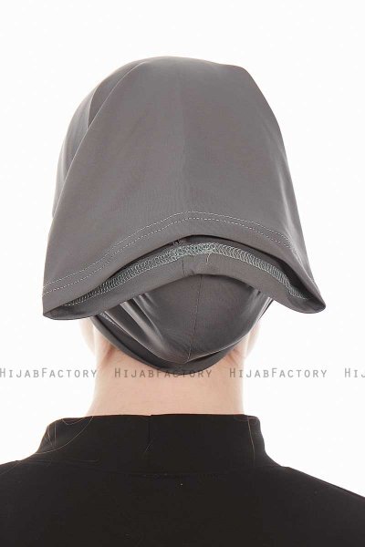 Emine - Dunkelgrau Hijab Unterkappe