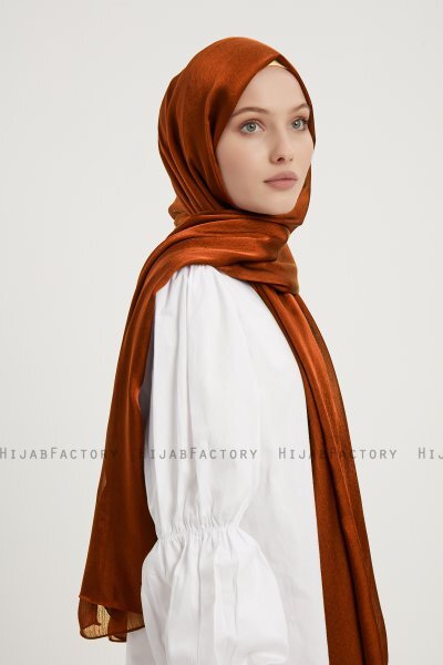 Berrak - Ziegelrot Janjanli Hijab