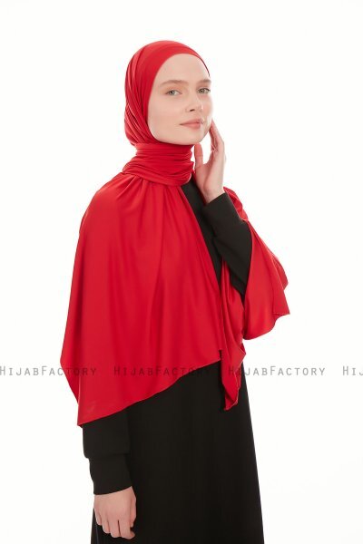 Farah - Bordeaux Jersey Hijab Kopftuch