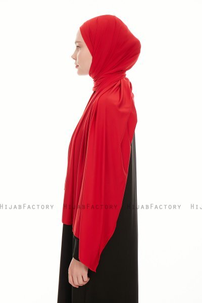 Farah - Bordeaux Jersey Hijab Kopftuch