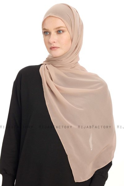 Chiffon Hijab - Sand