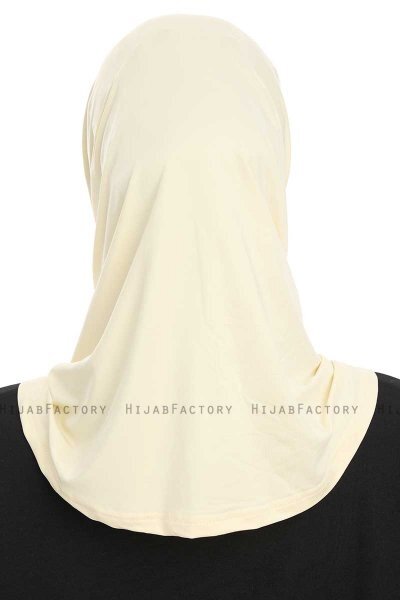 Yazmin - Creme Amira Hijab Kopftuch Ready To Wear