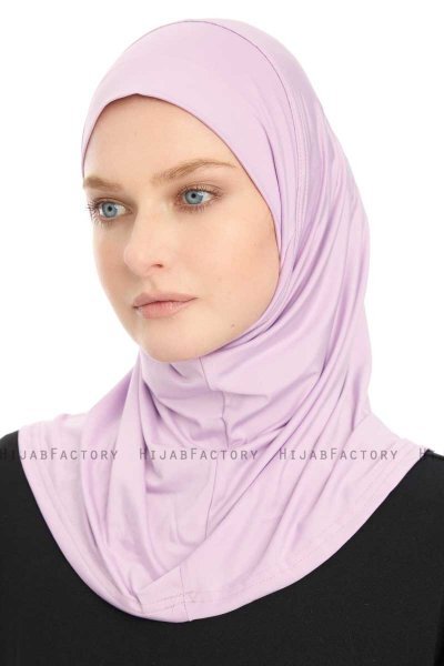 Yazmin - Helles Lila Amira Hijab Kopftuch Ready To Wear
