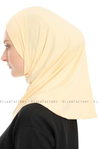 Yazmin - Beige Amira Hijab Kopftuch Ready To Wear