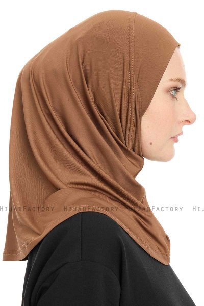 Yazmin - Braun Amira Hijab Kopftuch Ready To Wear