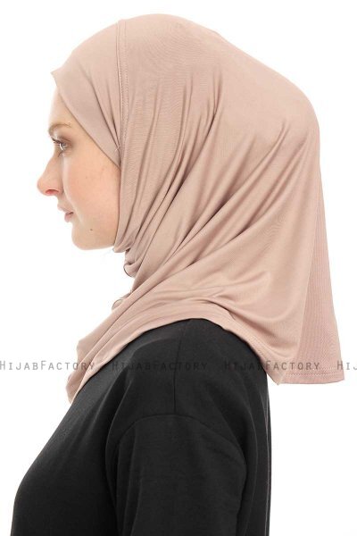 Yazmin - Taupe Amira Hijab Kopftuch Ready To Wear