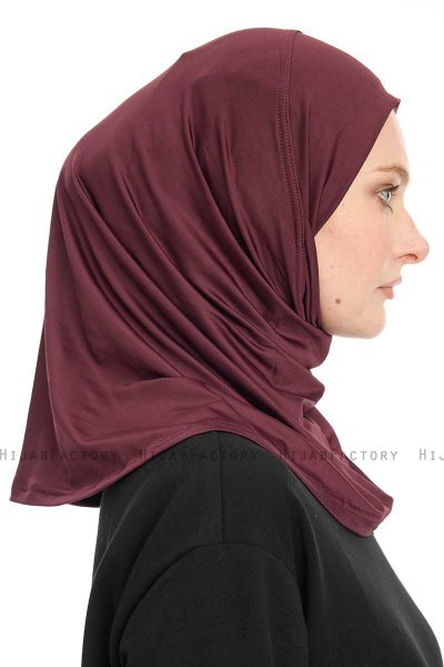 Yazmin - Pflaume Amira Hijab Kopftuch Ready To Wear