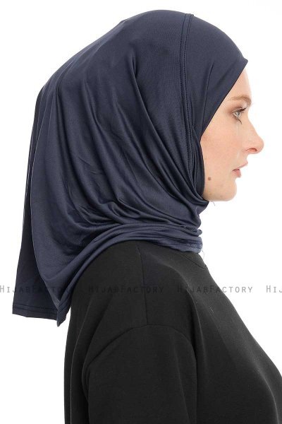 Yazmin - Navy Blau Amira Hijab Kopftuch Ready To Wear