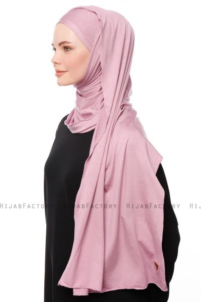 Asya - Lila Praktisch Viscose Hijab