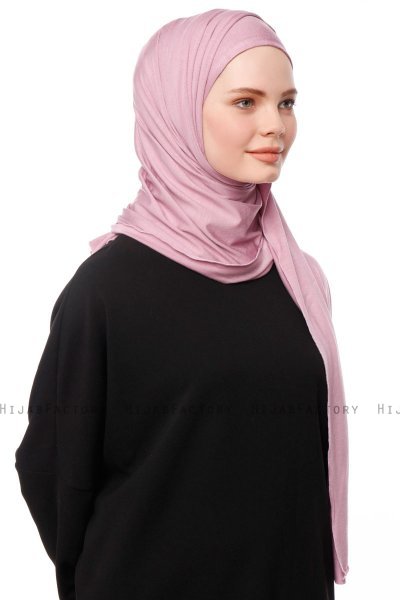Asya - Lila Praktisch Viscose Hijab