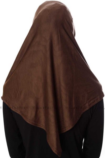 Ava - Braun One-Piece Al Amira Hijab - Ecardin