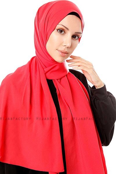 Ayla - Rot Chiffon Hijab