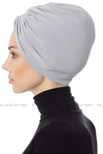Aynur - Hellgrau Turban