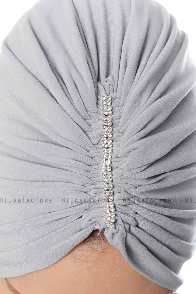 Aynur - Hellgrau Turban