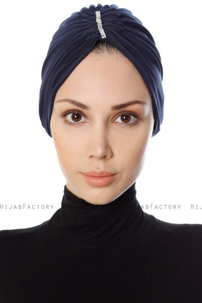 Aynur - Navy Blau Turban