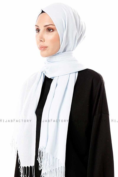Aysel - Hellblau Pashmina Hijab - Gülsoy