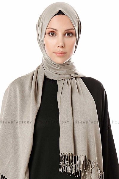 Aysel - Hellgrün Pashmina Hijab - Gülsoy
