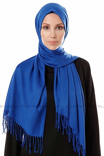 Aysel - Dunkelblau Pashmina Hijab - Gülsoy