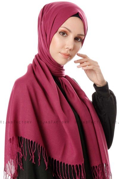 Aysel - Dunkelviolett Pashmina Hijab - Gülsoy