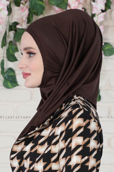 Wilda - Braun Baumwolle Hijab