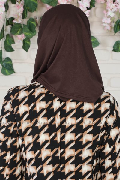 Wilda - Braun Baumwolle Hijab