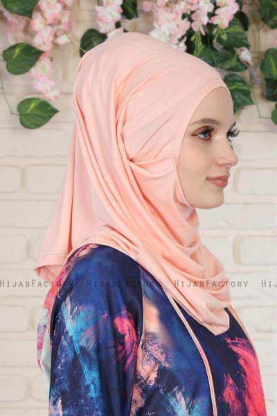Wilda - Altrosa Baumwolle Hijab