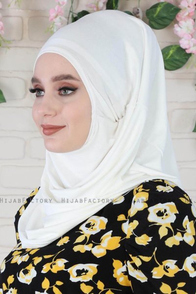 Wilda - Creme Baumwolle Hijab