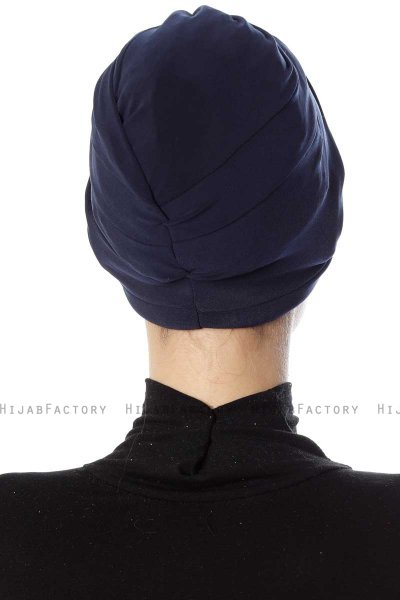 Bahar - Navy Blau Turban