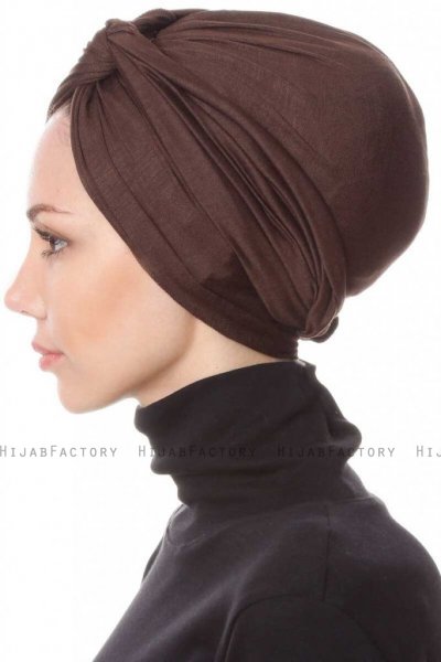 Belinay Brun Turban Ecardin 201808c