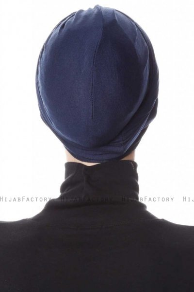 Belinay Marinblå Turban Hijab Ecardin 201803d