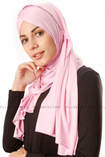 Betul - Rosa 1X Jersey Hijab - Ecardin