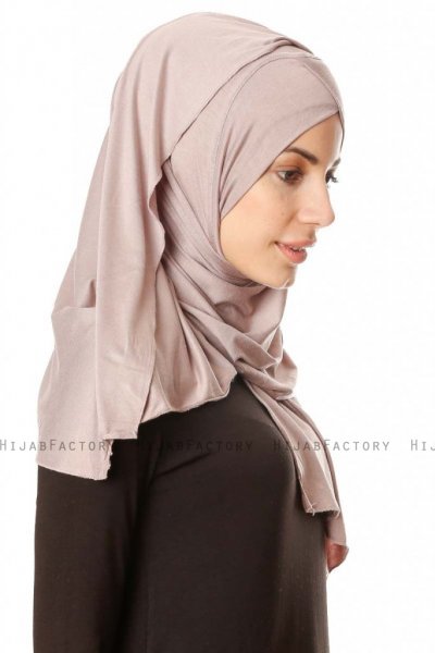 Betul - Steingrau 1X Jersey Hijab - Ecardin
