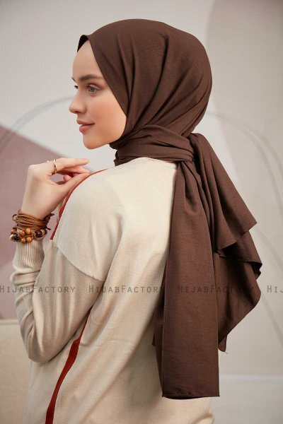 Ceyda - Dunkelbraun Cazz Hijab