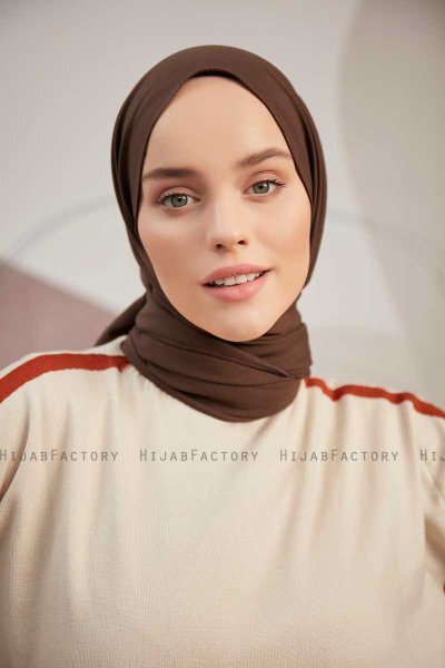 Ceyda - Dunkelbraun Cazz Hijab