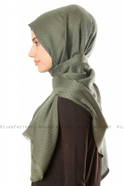 Caria - Khaki Hijab - Madame Polo