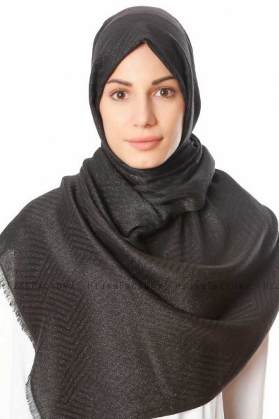 Caria - Schwarz Hijab - Madame Polo