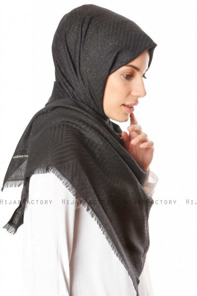 Caria - Schwarz Hijab - Madame Polo
