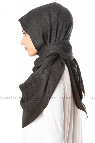 Caria - Schwarz Hijab - Madame Polo