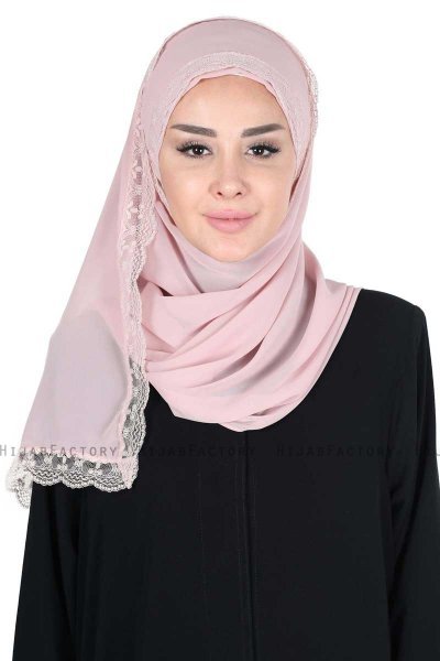 Carin - Altrosa Praktisch Chiffon Hijab