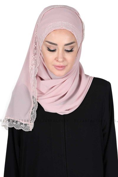 Carin - Altrosa Praktisch Chiffon Hijab