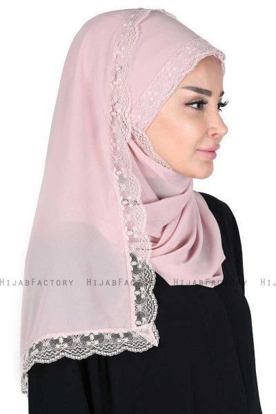 Carin - Altrosa Praktisch Chiffon Hijab