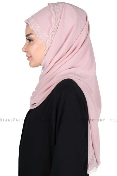 Carin - Altrosa Praktisch Chiffon Hijab
