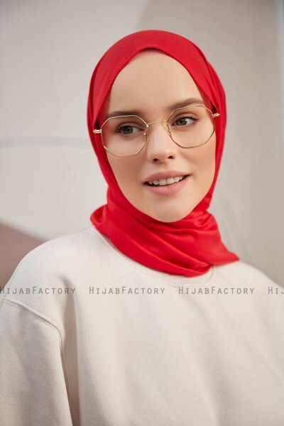 Silky Plain - Rot Hijab