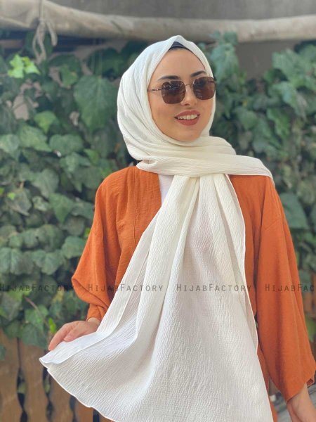Daliya - Weiß Jazz Hijab - Mirach
