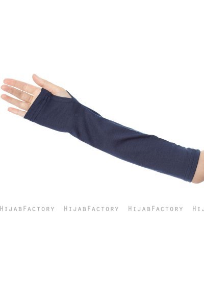 Derin - Navy Blau Krageneinsatz & Ärmel