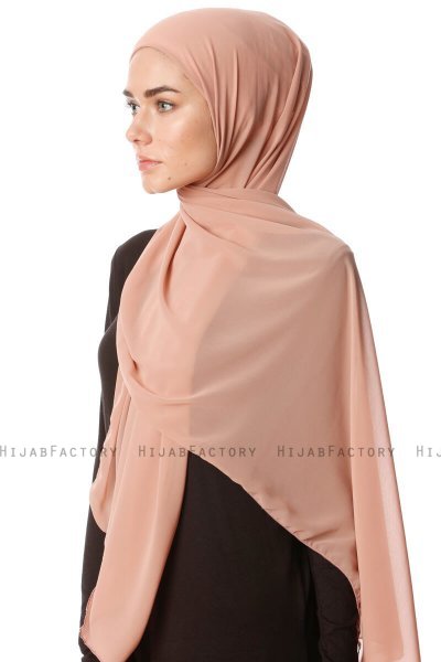 Derya - Altrosa Praktisch Chiffon Hijab