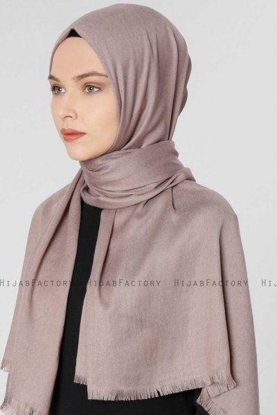 Ece Ljus Taupe Pashmina Hijab Sjal Halsduk 400055b
