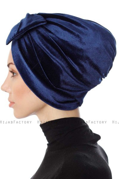 Ekin - Navy Blau Turban