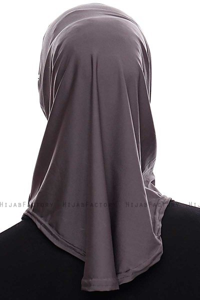 Elif - Anthrazit Sport Hijab - Ecardin